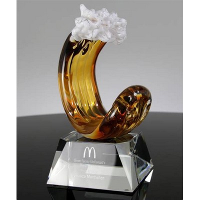 Golden Wave Art Glass Award