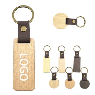 Versatile Wooden Keychain Crafts Set