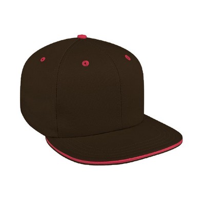 Twill Hi Crown Snapback USA Made / Union-Contrast Sandwich