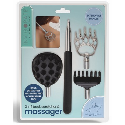 3" 1 Back Scratcher & Massager