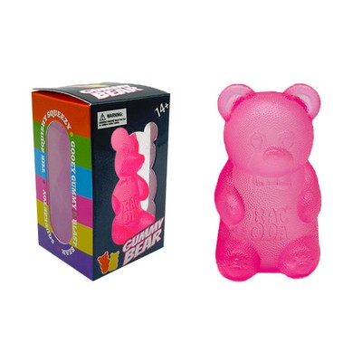 Maltose Gummy Bear Stress Ball Super Soft Style Squeeze Toy Slow-Rising Maltose Filling