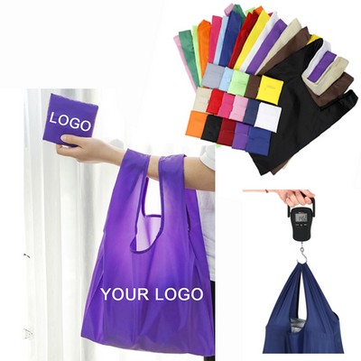 Foldable Reusable Shopping Tote Bag
