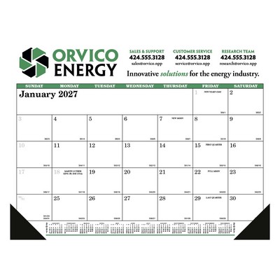 Skinner & Kennedy® Desk Pad Calendar