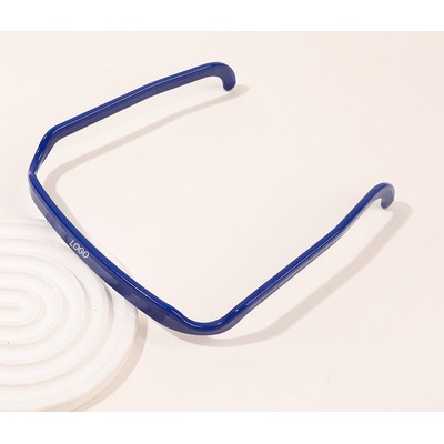 Square Sunglasses-Style Invisible Headband High-Volume Hair Fixer Non-Slip Geometric Head Hoop