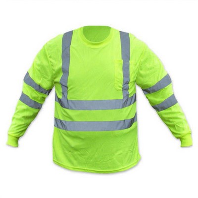 Forester 9051LONGC3 Class 3 Hi-Vis Long Sleeve Shirt