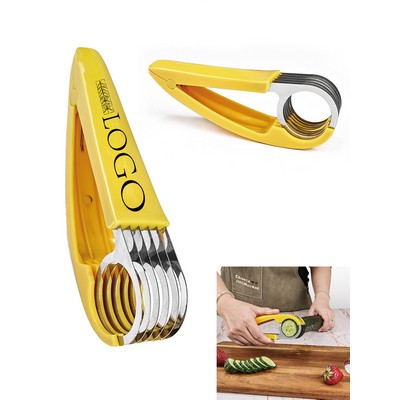 Food-Grade Kitchen Slicer For Ham, Banana & Cucumber
