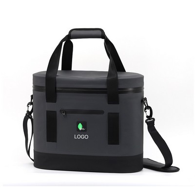 Waterproof TPU Soft Cooler Bag Leak-Proof Insulated Picnic Backpack Large Capacity Impact-Resist