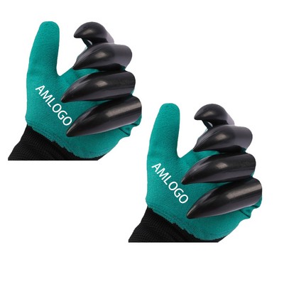 Claw-Equipped Garden Gloves