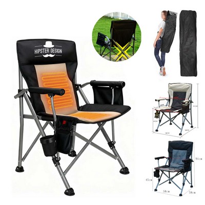 Heated Outdoor Folding Chair