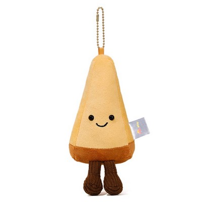 Cake series plush pendant -- Parmesan cheese