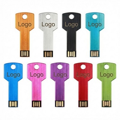 4GB Key Shaped Metal USB Flash Drive
