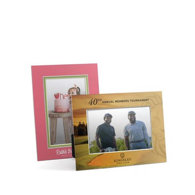 NEW Full Color Bevel Easel Picture Frame (for 4"x6" photo)