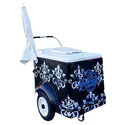 Ice Cream and Drink Push Cart