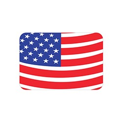 Medium U.S. Flag Car Hood Cover