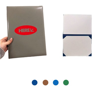 Premium Leatherette Certificate Holder