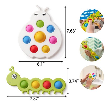 Kid's Silicone Push Pop Fidget Toy