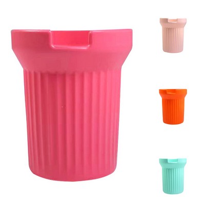 Half-Wrap Tumbler Guard with Raised Design for Tabletop Protection