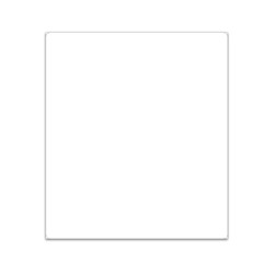 9 1/4" X 10 1/2" Blank ROS Sticker