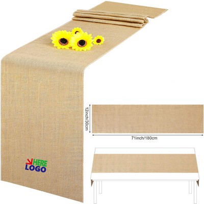 12x70" Burlap Table Runners