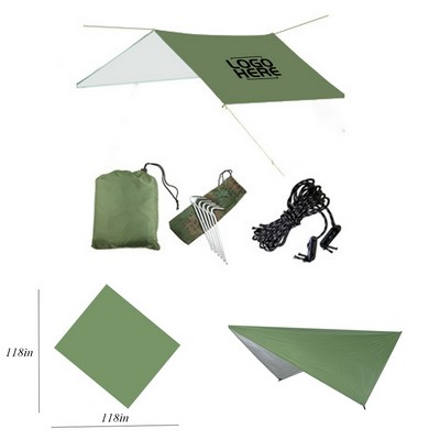 Rain Fly Waterproof Tent Shelter For Camping Hiking Beach
