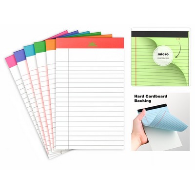5 x 8 Easy Tear-Off Colored Writing Notepads with 50 Sheets
