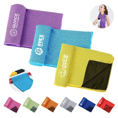 30.75''x 11'' 130Gsm Microfiber Sport Quick-Drying Cooling Towel