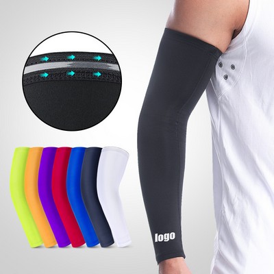 15'' Shed-Proof Polyester Lycra Fabric Sports Stretch Arm Sleeves