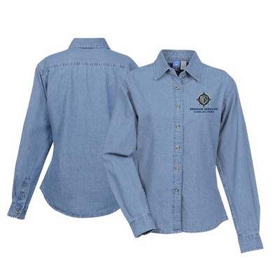 Ladies' Utility Denim Shirt