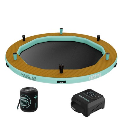 BOTE Hangout Water Hammock Bundle with Speaker, 2 Tumblers and Mini Pump