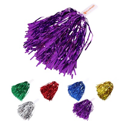 Metallic Cheerleading Pom Poms