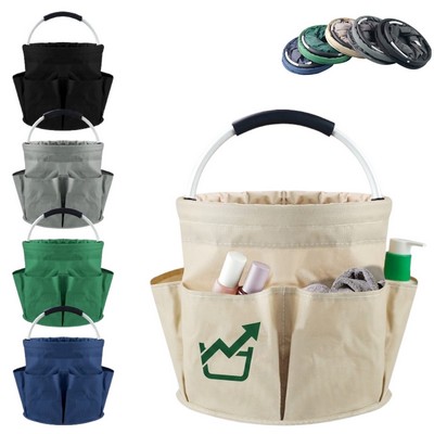 Collapsible Oxford Cloth Utility Tote Basket
