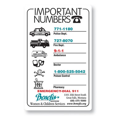 Rectangle Magnet - Full Color (2" x 4")