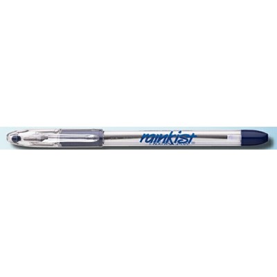 R.S.V.P. Capped Ballpoint Pen - Blue Trim/Black Ink