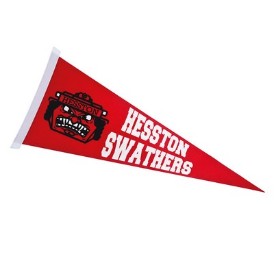 Colored Felt Pennant (12"x30") Screen Print