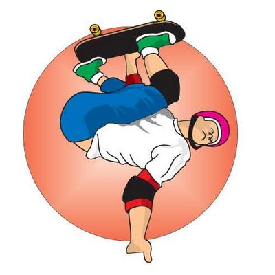 Skateboarding Acrylic Coaster