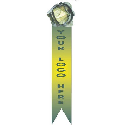 Cabbage Bookmark w/ Black Back