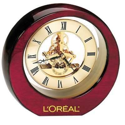 Hi Gloss Wooden Moving Gear Clock