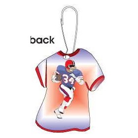 Football Player T-Shirt Zipper Pull