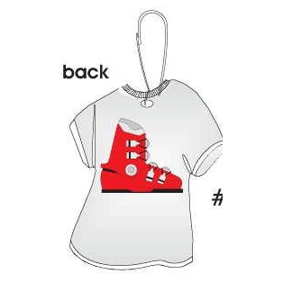 Ski Boot T-Shirt Zipper Pull