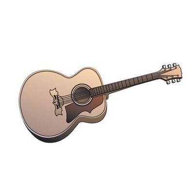 Acoustic Guitar Maxi Magnet (8 Square Inch)