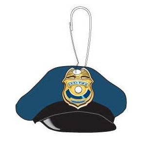 Police Cap Zipper Pull