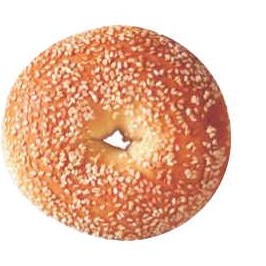 Sesame Bagel Executive Magnet w/ Full Magnetic Back (12 Square Inch)