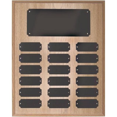 Perpetual, 18-Plate, Oak - 10-1/2" x 13"