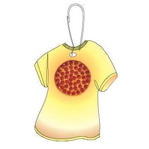 Pizza T-Shirt Zipper Pull