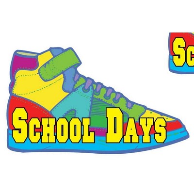 School Days Shoe Executive Magnet w/ Full Magnetic Back (12")