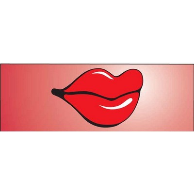 Lips Panoramic Metal Photo Magnet