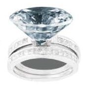 Diamond Ring Mighty Mini Magnet