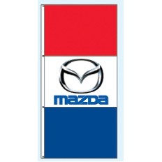 Double Faced Free Flying Drape Flags (Mazda®)