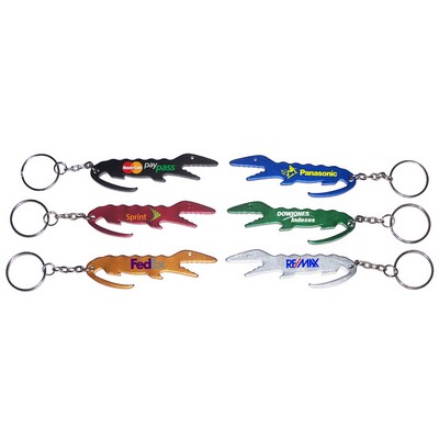 Alligator/ Crocodile Shape Bottle Opener with Key Chain