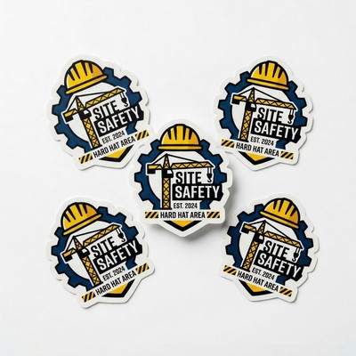 201 to 250 Sq. Inch Outdoor/ Indoor White Matte Vinyl Repositionable Decal